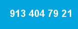 913 404 79 21 913 404 79 21